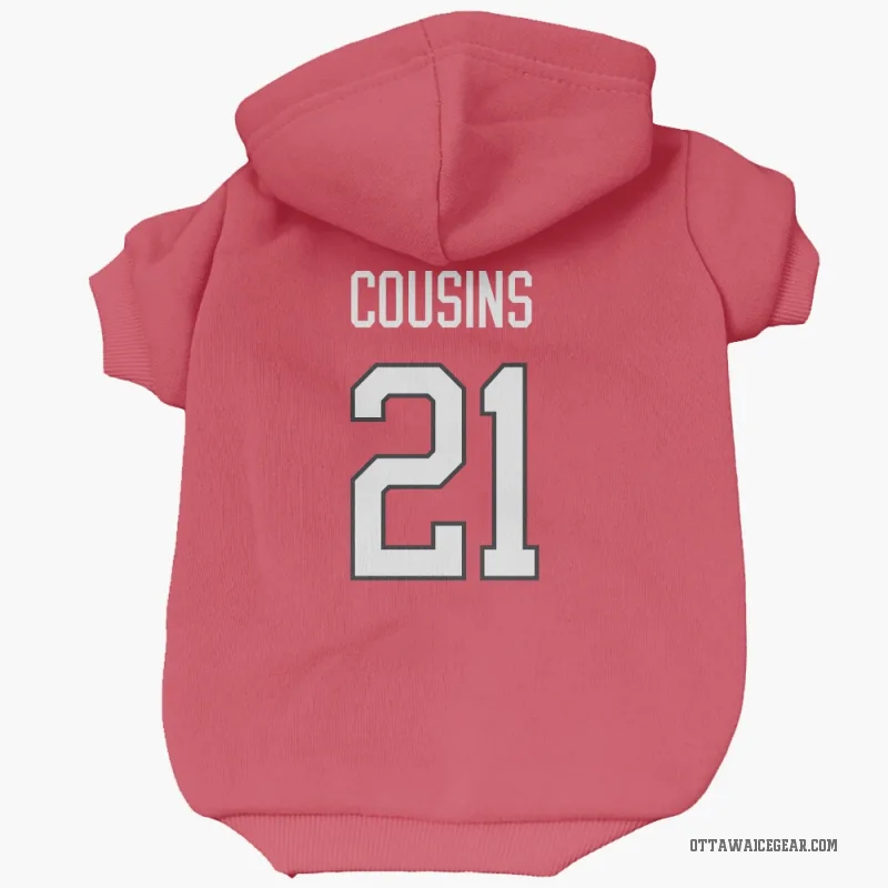 Nick Cousins Red Ottawa Senators Cat & Dog Pet Hoodie