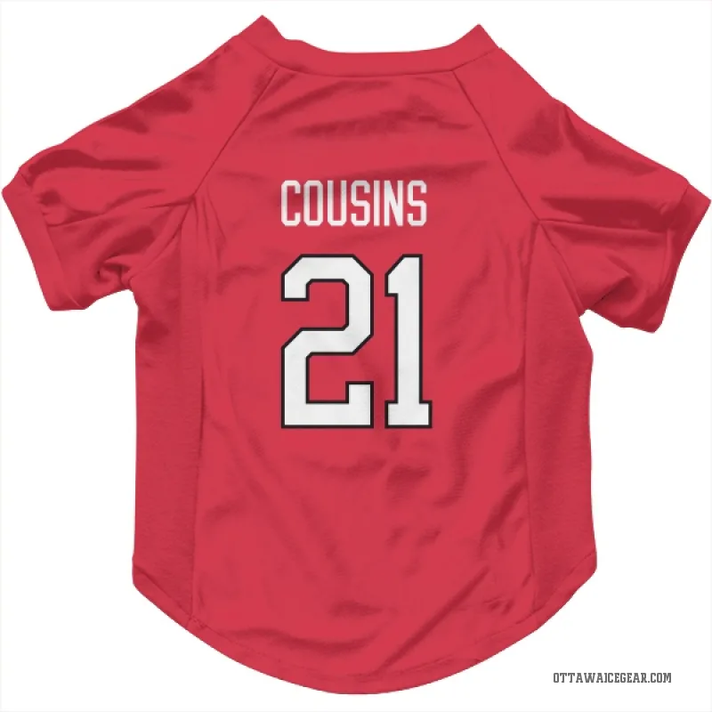 Nick Cousins Red Ottawa Senators Cat & Dog Pet Jersey